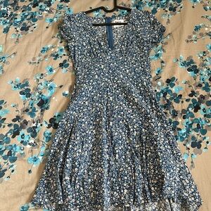 Princess Polly Navy Floral Mini Dress